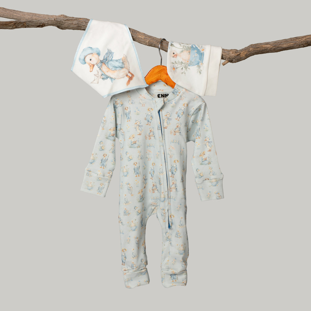Gentle Ducky Onesie (3-Pieces complete set)