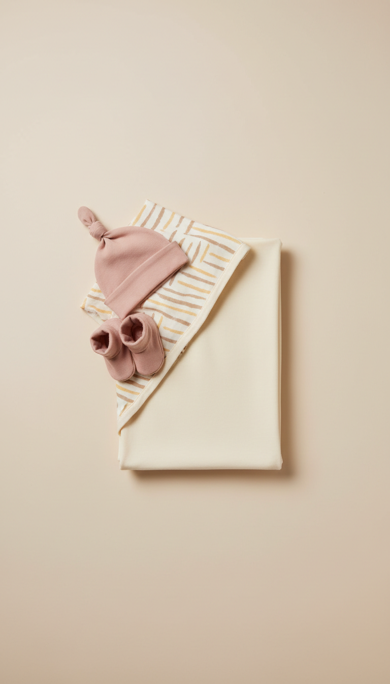 Organic Pima cotton swaddle duo