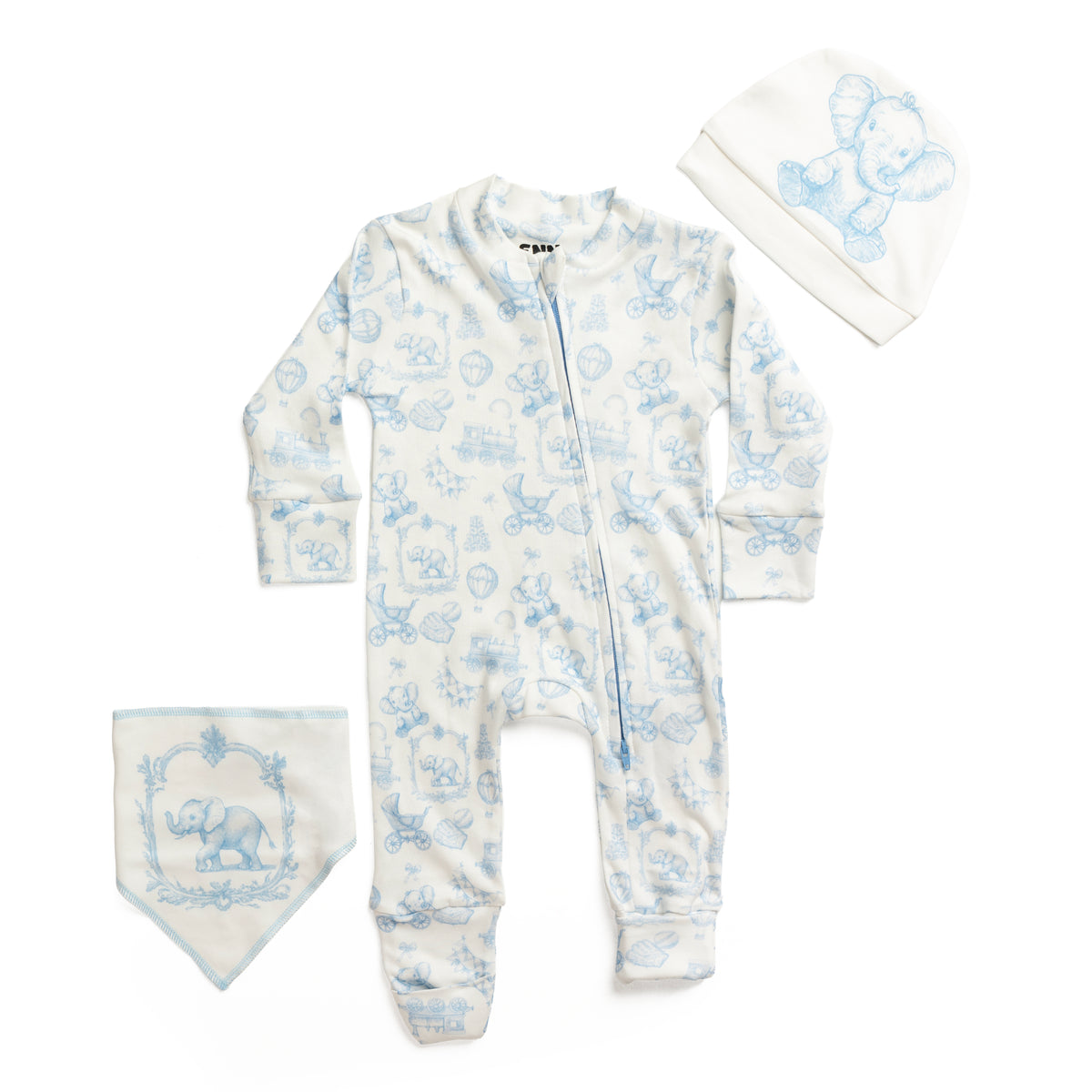 Royal Pram Onesie (3-Pieces Complete Set)