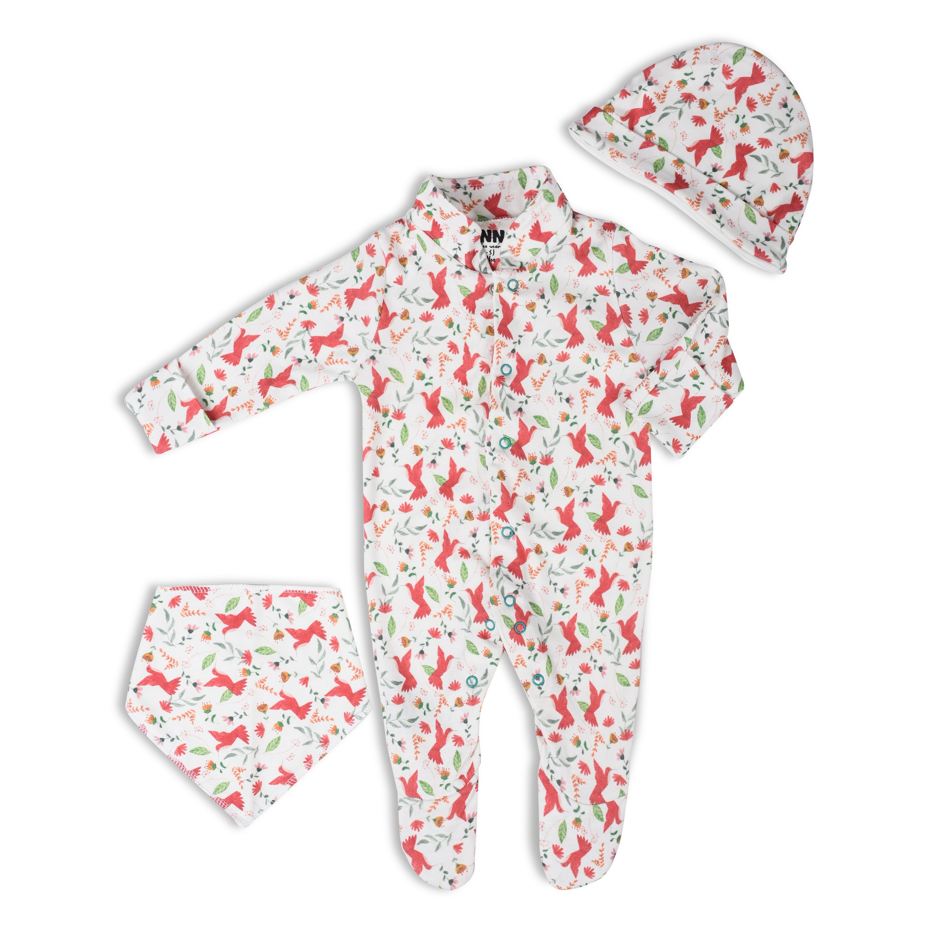 Birdie Bloom Onesie