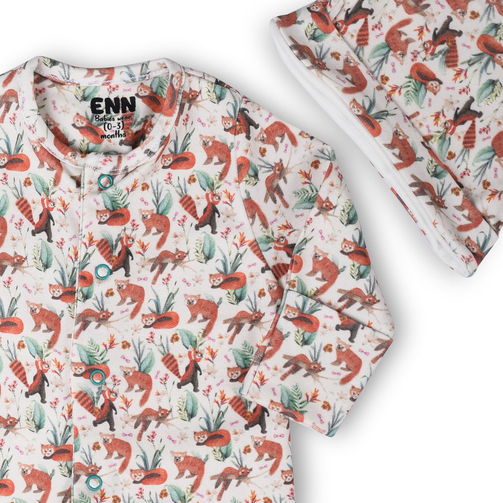 Panda & Fox Mix Set ( 3 Summer Pieces )