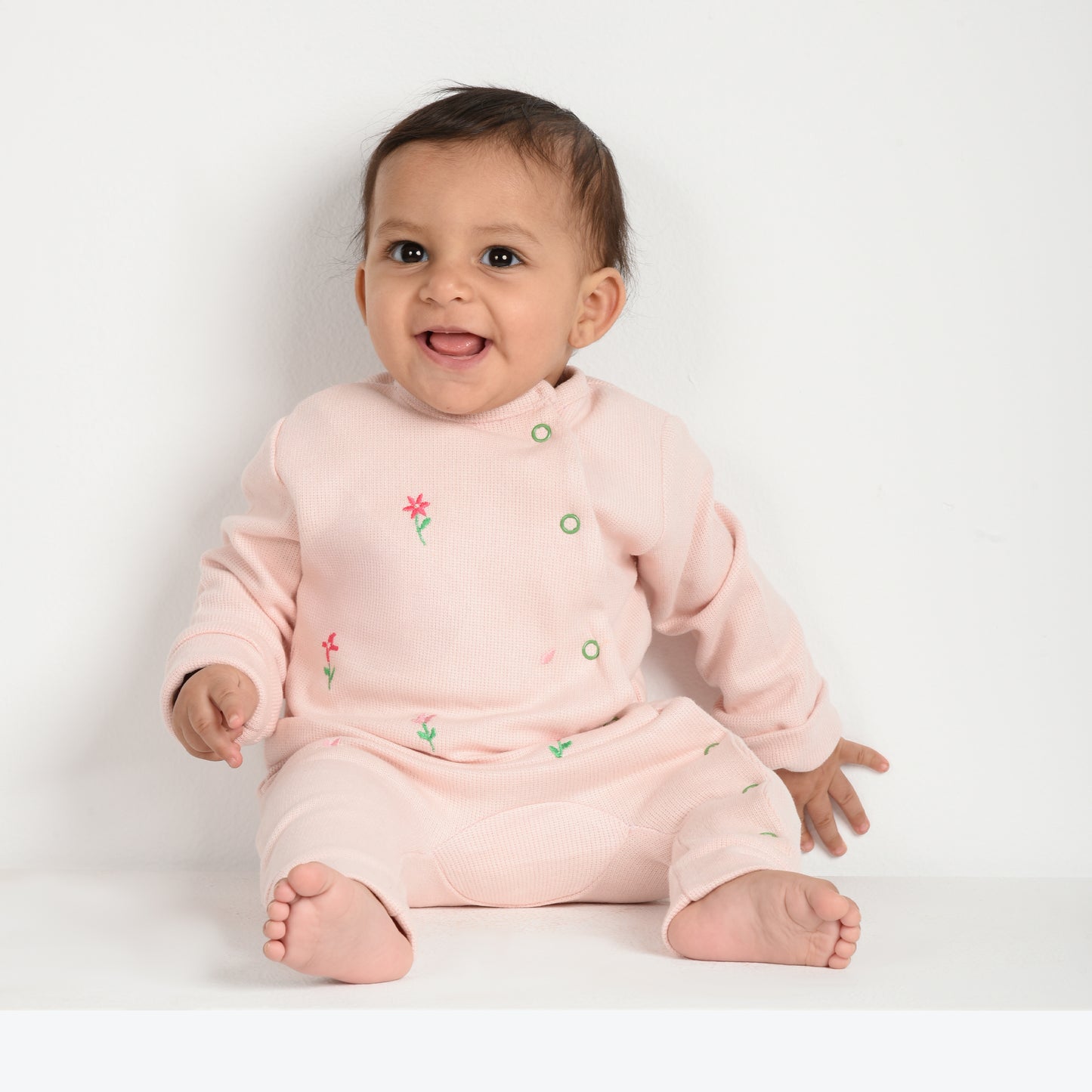 The Flower Whisperer "Premium Cotton-Pure Kashmir Onesie"