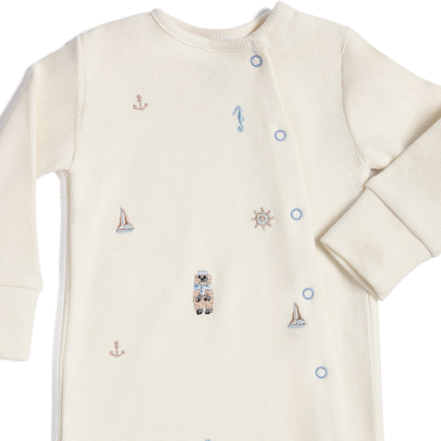 Little Sailor "Premium Cotton-Pure Kashmir Onesie"
