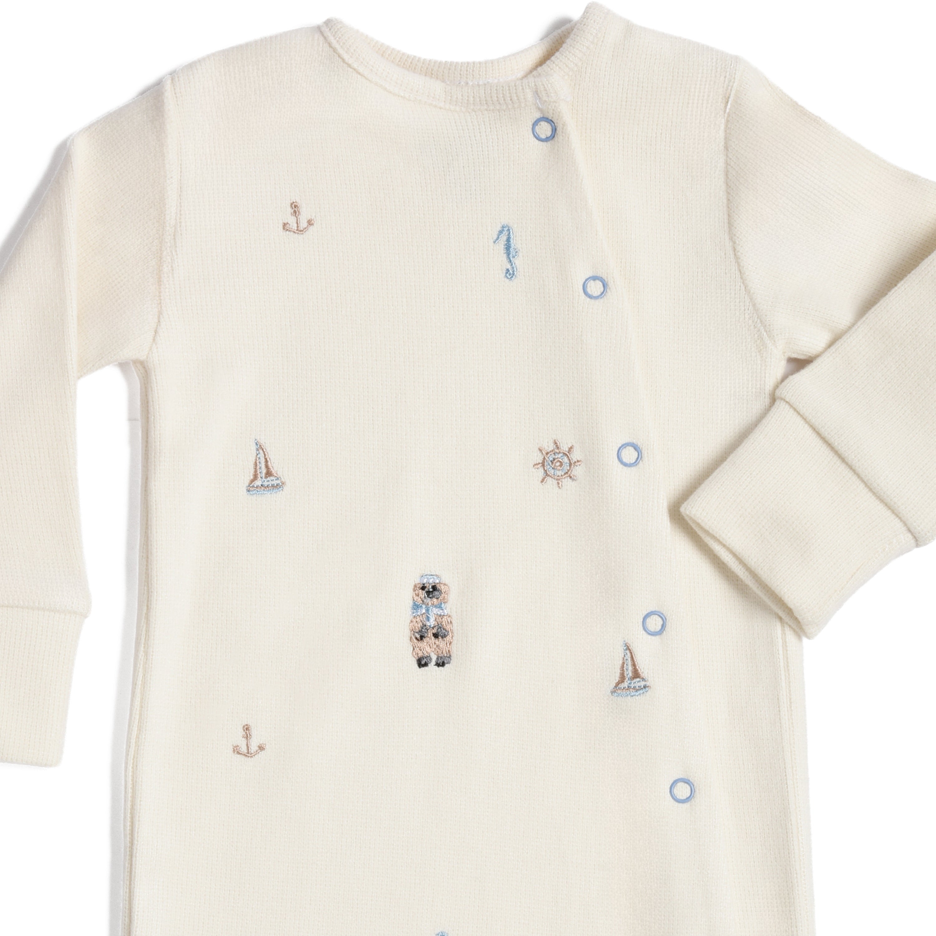 Little Sailor "Premium Cotton-Pure Kashmir Onesie"