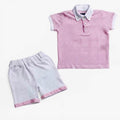 First Impressions -Baby Pink Polo Set