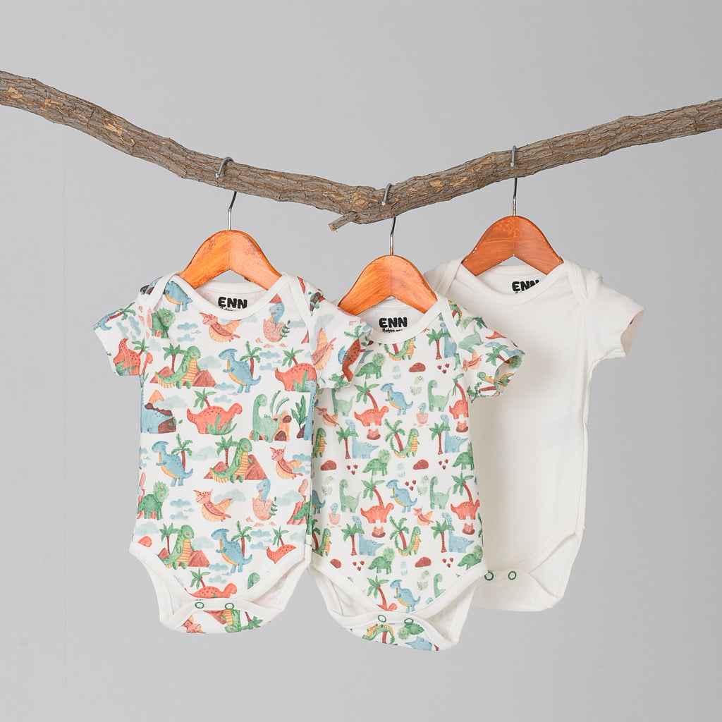 Dino Darling bodysuit (3 Summer Pieces set)