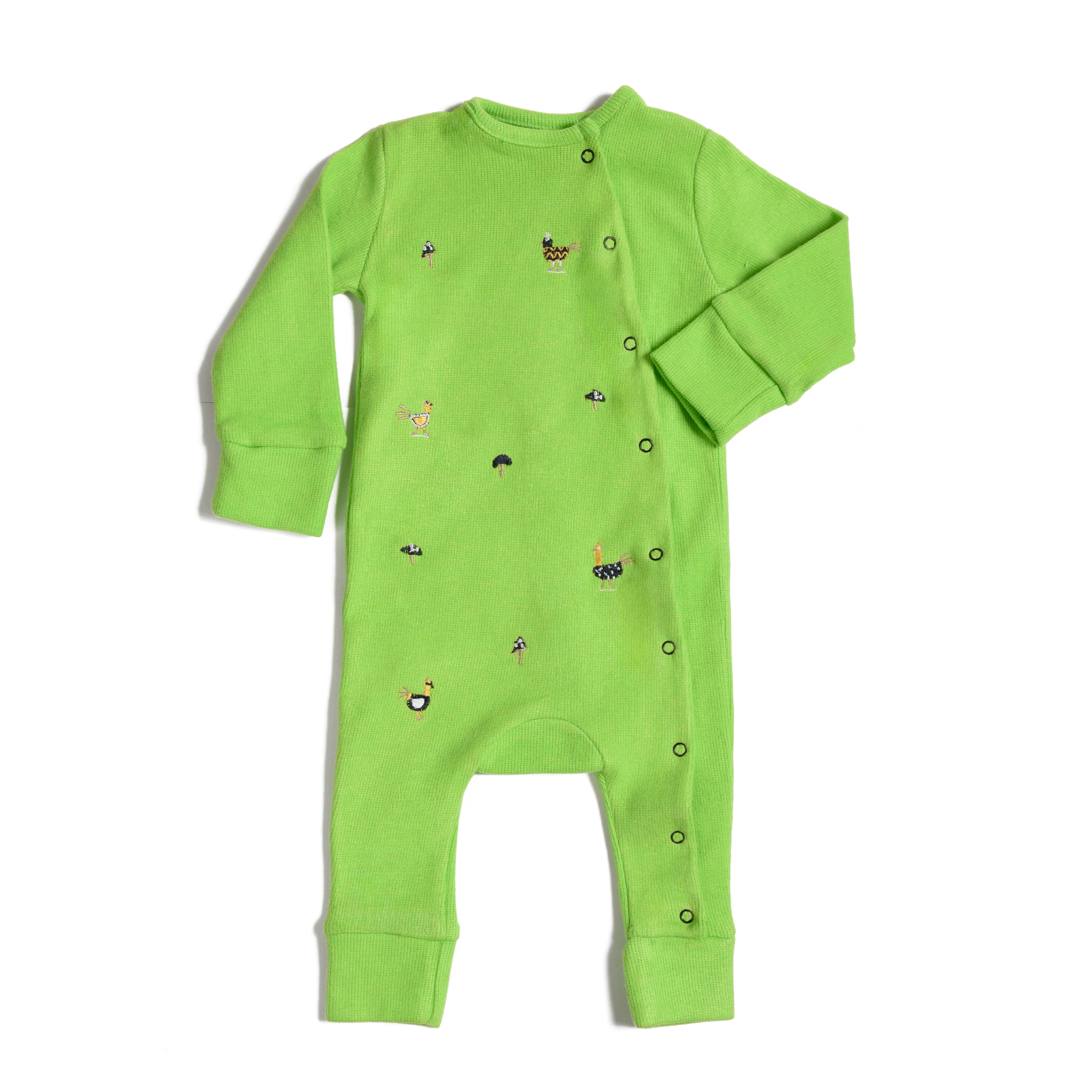 Feathered Fiesta "Premium Cotton-Pure Kashmir Onesie"