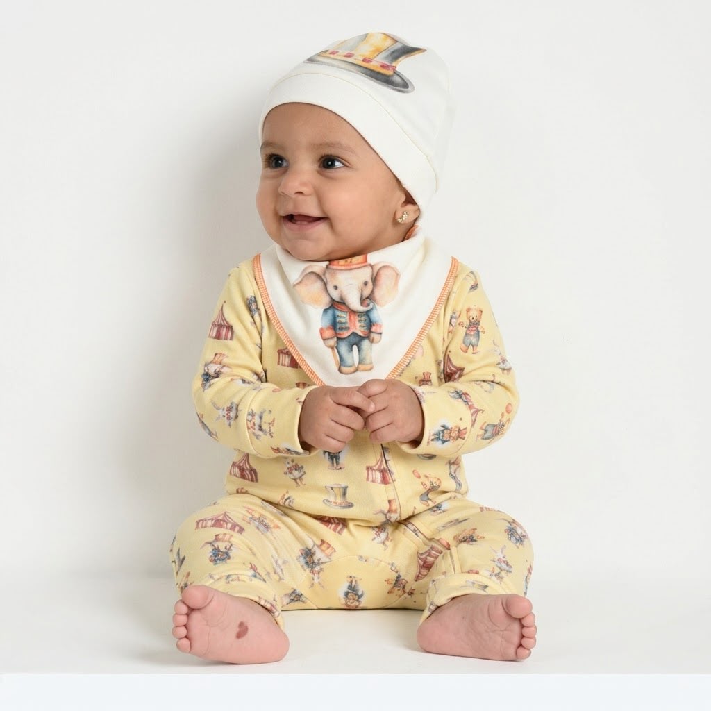 Circus Parade Onesie (3-Pieces Complete Set)