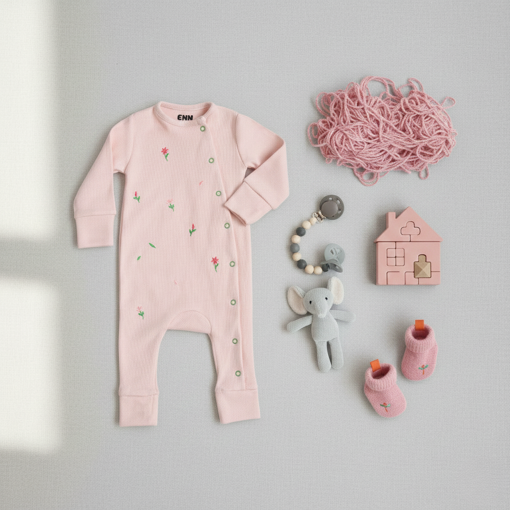 The Flower Whisperer "Premium Cotton-Pure Kashmir Onesie"