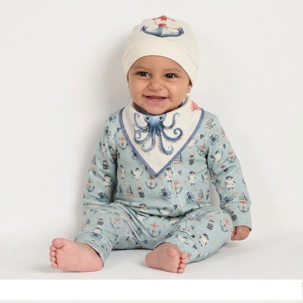 Sail Away Onesie (3-Pieces Complete Set)