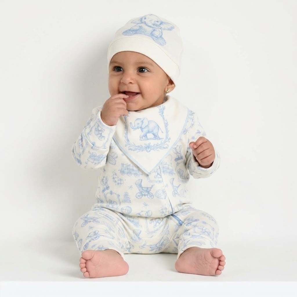 Royal Pram Onesie (3-Pieces Complete Set)