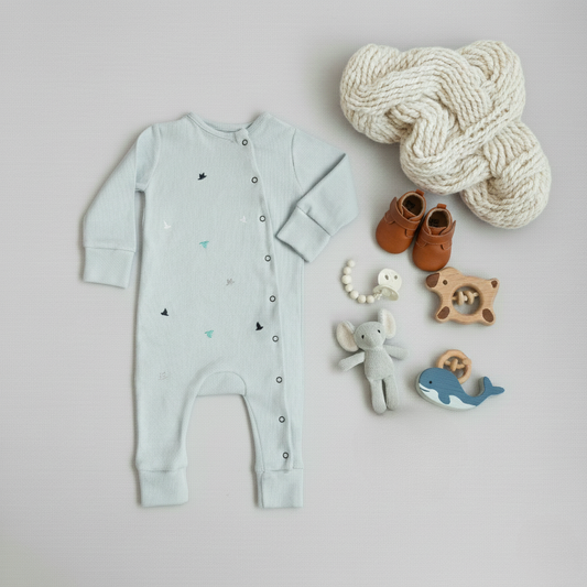 The Sky Dancer "Premium Cotton-Pure Kashmir Onesie"