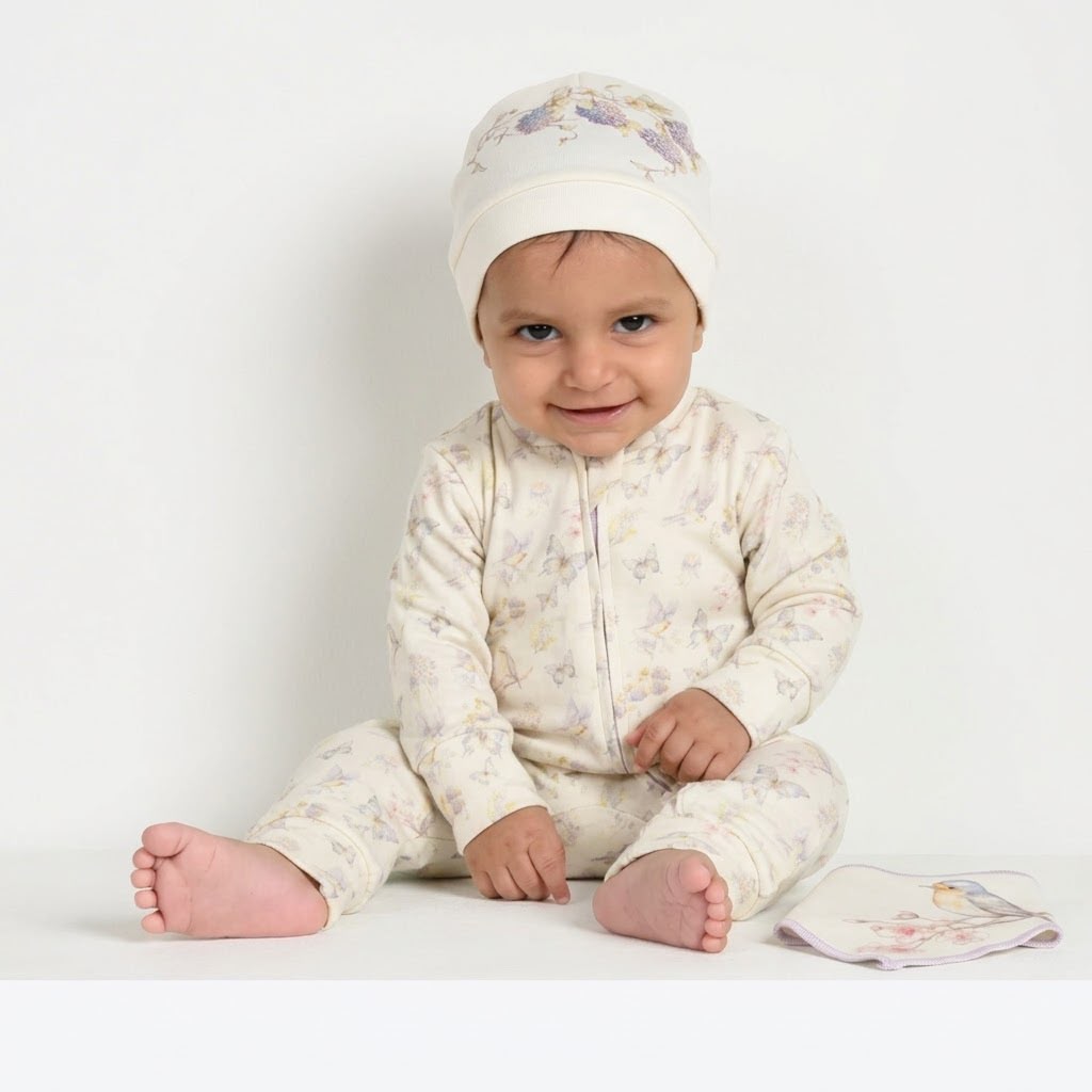 Lavender Dream Onesie (3-Pieces Complete Set)